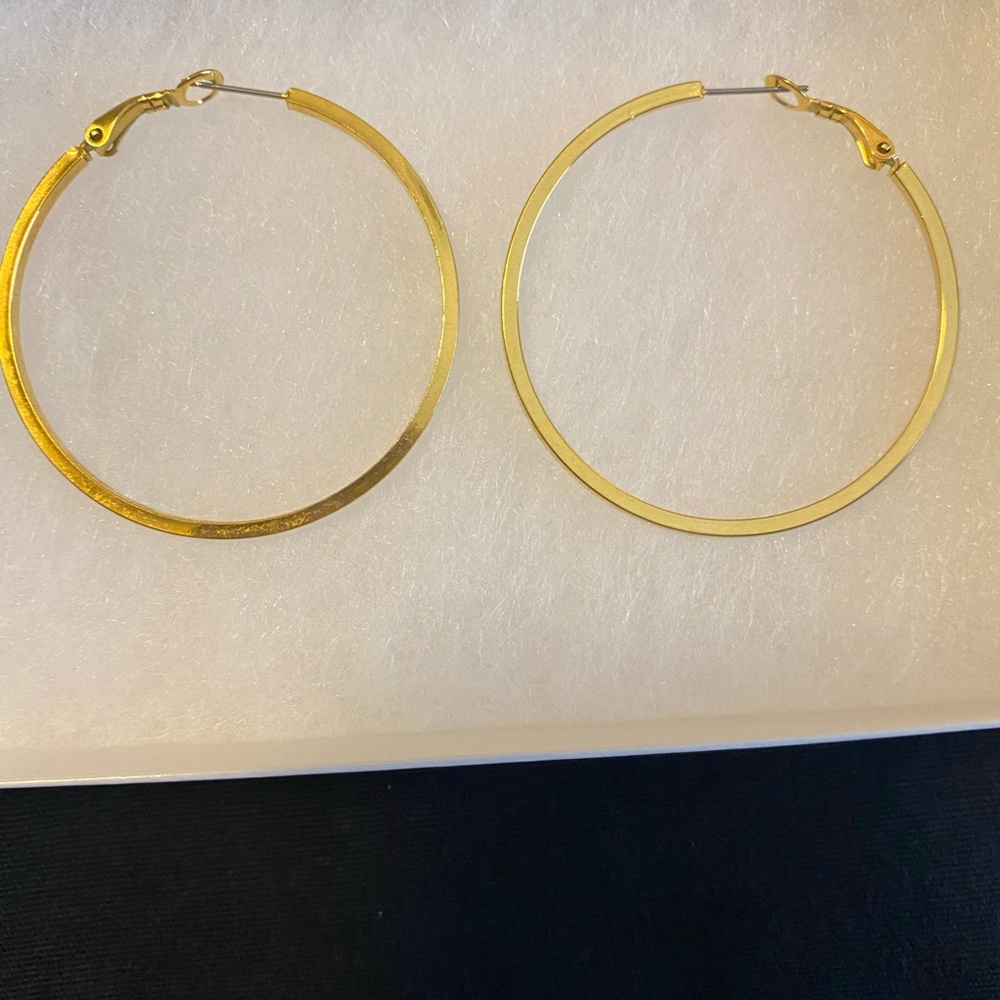 Gold Hoop Earrings